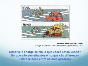 Folha de So Paulo 09112005 Charge do cartunista