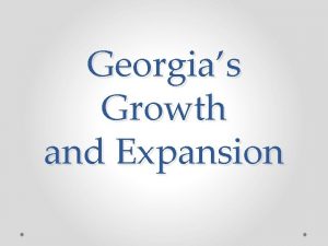 Georgias Growth and Expansion Alexander Mc Gillivray Read