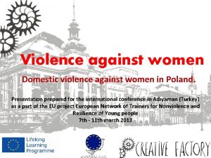Violence against women Domestic violence against women in