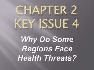 CHAPTER 2 KEY ISSUE 4 Why Do Some