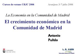 Cursos de verano URJC 2006 Aranjuez 3 7