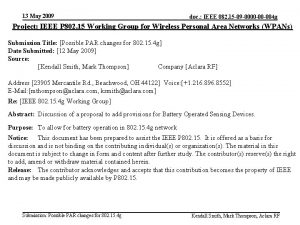 13 May 2009 doc IEEE 082 15 09