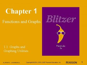 Chapter 1 Functions and Graphs 1 1 Graphs