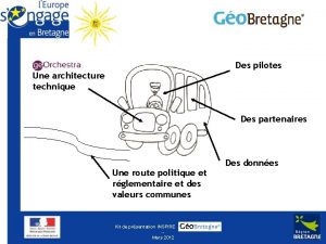 Des pilotes Une architecture technique Des partenaires Une