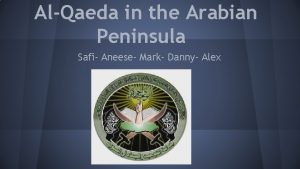 AlQaeda in the Arabian Peninsula Safi Aneese Mark