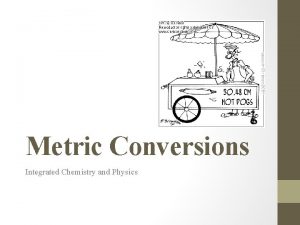 Metric Conversions Integrated Chemistry and Physics Metric Prefixes