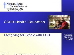 COPD Health Education Caregiving for People with COPD