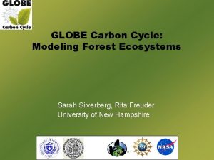 GLOBE Carbon Cycle Modeling Forest Ecosystems Sarah Silverberg