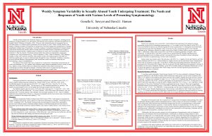 Weekly Symptom Variability in Sexually Abused Youth Undergoing