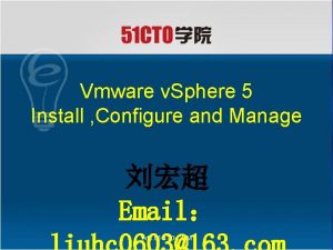 Vmware v Sphere 5 Install Configure and Manage