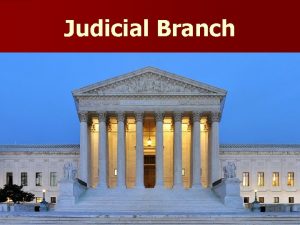 Judicial Branch Article III Established the Supreme Court