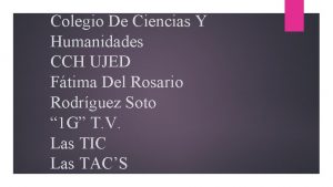 Colegio De Ciencias Y Humanidades CCH UJED Ftima