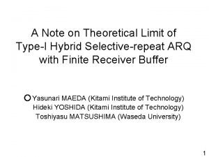 A Note on Theoretical Limit of TypeI Hybrid