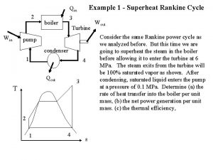 Example 1 Superheat Rankine Cycle Qin 2 Win