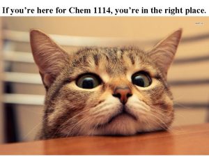 If youre here for Chem 1114 youre in
