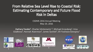 From Relative Sea Level Rise to Coastal Risk