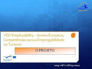 YES Employability Jovens Europeus Competncias para a Empregabilidade