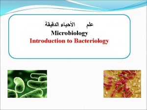 Microbiology Introduction to Bacteriology Occurrence distribution of bacteria