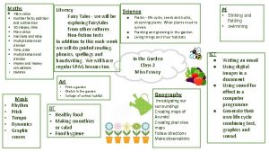 Maths Place value Number facts addition and subtraction