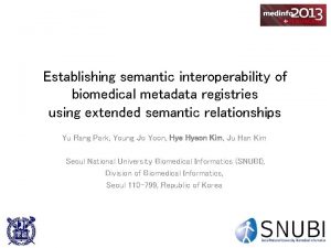 Establishing semantic interoperability of biomedical metadata registries using