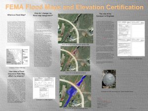 FEMA Flood Maps and Elevation Certification What is
