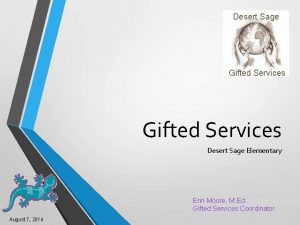 Desert Sage Gifted Services Desert Sage Elementary Erin