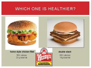 WHICH ONE IS HEALTHIER home style chicken fillet