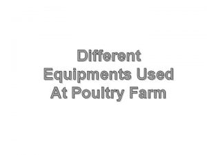 Different Equipments Used At Poultry Farm Drinker Feeder