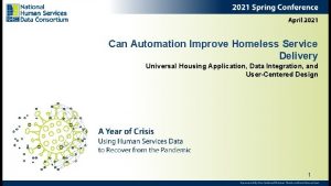 Can Automation Improve Homeless Service Delivery Universal Housing