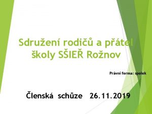 Sdruen rodi a ptel koly SIE Ronov Prvn