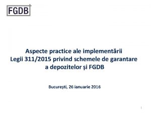 Aspecte practice ale implementrii Legii 3112015 privind schemele