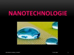 NANOTECHNOLOGIE JOVANOVIC SANDRA 5 AHBMT 31 01 2022