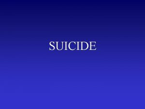 SUICIDE Facts on Suicide Quiz Answers to Suicide