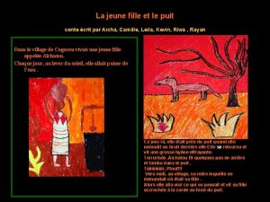 La jeune fille et le puit conte crit