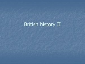 British history II 1066 The Battle of Hastings