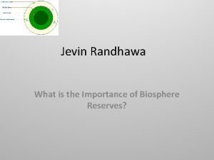 Jevin Randhawa What is the Importance of Biosphere