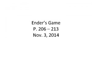 Enders Game P 206 213 Nov 3 2014