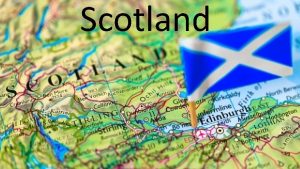 Scotland Scotlands Flag White Blue Scotlands Map Scotland