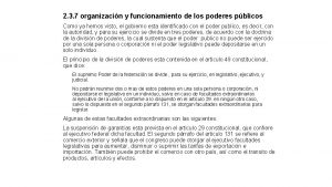 2 3 7 organizacin y funcionamiento de los