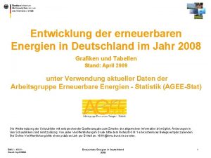 Entwicklung der erneuerbaren Energien in Deutschland im Jahr