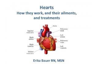 Hearts How they work and their ailments and