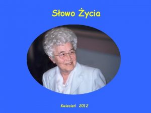 Sowo ycia Kwiecie 2012 Wy ju jestecie czyci