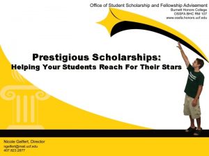 Prestigious Scholarships Helping Your Students Reach For Their