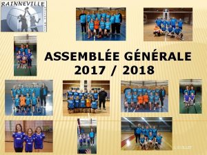 ASSEMBLE GNRALE 2017 2018 L GUILLET ORDRE DU