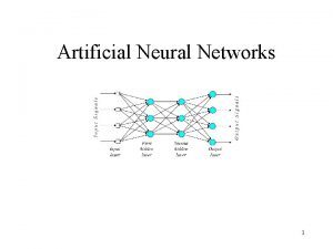 Artificial Neural Networks 1 Commercial ANNs Commercial ANNs