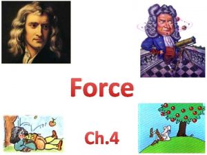 Force Ch 4 Force is a vector quantity