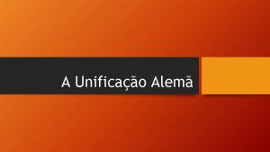 A Unificao Alem No Congresso de Viena em