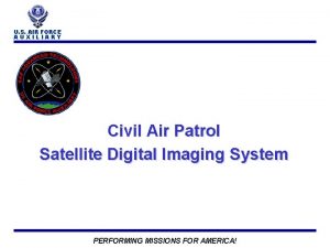 U S AIR FORCE AUXILIARY Civil Air Patrol