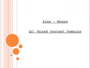 Sing Moana LC Mixed Content Domains FIX IT