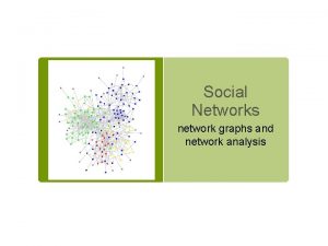 Social Networks network graphs and network analysis CLICKER